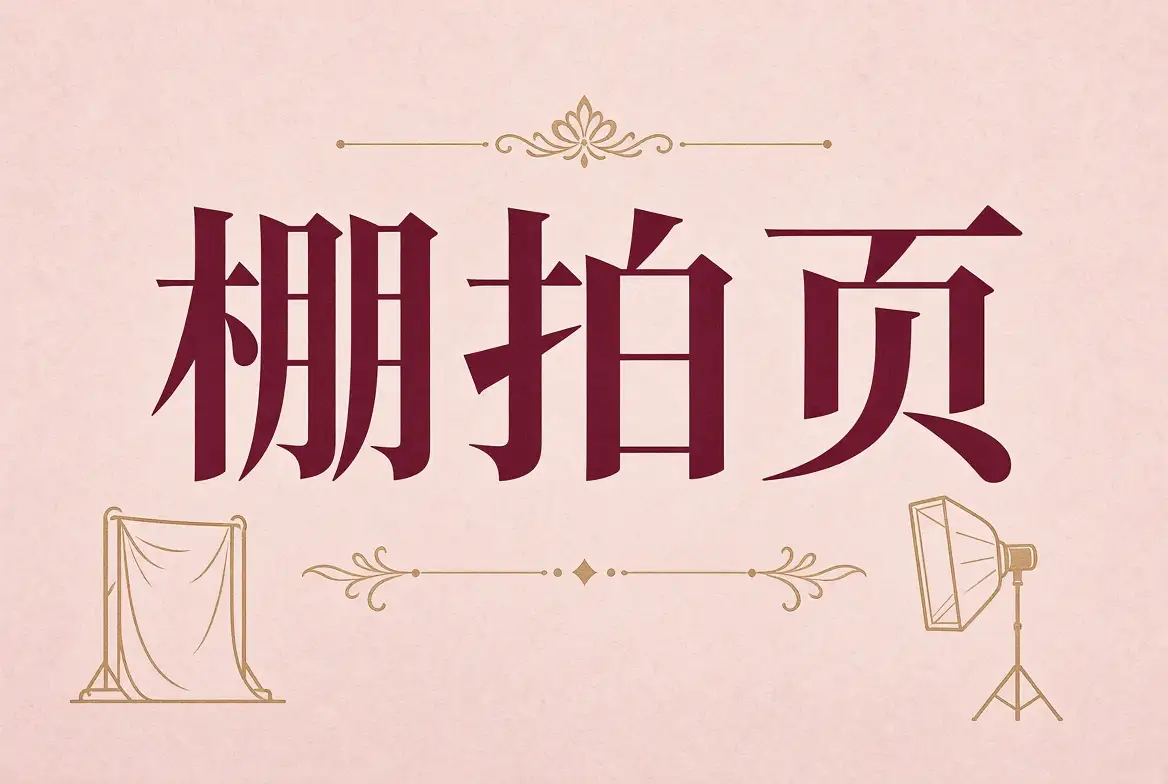 棚拍页摄影